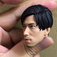 Cabeza esculpida coleccionable 1/6 de hombre, modelo juvenil y de peligro, Roy Cheung, cuerpo de 12" 2024 - compra barato