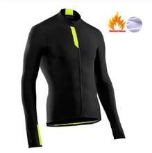Winter Thermal Fleece Jersey Pro Team  Cycling Jackets Bicycle Cycling Warm MTB Bike Clothing Sport Wear 2024 - buy cheap