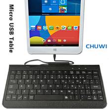 For Chuwi Hi8 Air/Chuwi Hi9 Drop Resistance Durable Solid Color PU Leather Micro USB Keyboard+Stand Case 2024 - buy cheap