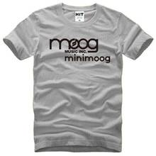 Minimoog Analog Synth Retro Synthesizer Voyager T Shirts Men Summer Short Sleeve O Neck Cotton Men's T Shirt Fashion Man Top Tee 2024 - buy cheap