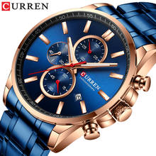 CURREN Top Brand Luxury Men Watch Waterproof Sport Military Mens Wristwatch Full Steel Male Business Clock Relogio Masculino 2024 - buy cheap