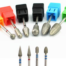 1pcs Diamond Rotary Milling Cutter Nail Drill Bit Electric Manicure Files For Pedicure Machine Cuticle Clean Tools Accessories 2024 - купить недорого