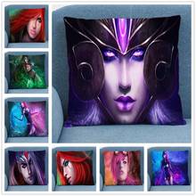 League of Legends (LOL)  45X45CM Character Cartoon Soft Short Plush Cushion Cover Pillow Case for Home Sofa Car Decor Pillowcase 2024 - buy cheap