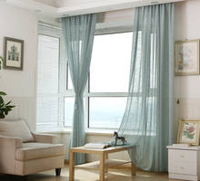 Slow Soul-cortinas de tul de lino sólido para sala de estar, cortina de lujo blanca transparente, ventana de tela Rosa decorativa para dormitorio y cocina 2024 - compra barato