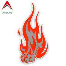 Aliauto Personality Car Sticker Flame Wolf Paw Auto Decor Vinyl Decal Cover Scratches for Mazda 3 Subaru Golf Renault ,16cm*8cm 2024 - buy cheap