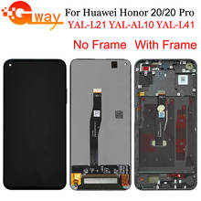 Для Huawei Honor 20 ЖК Honor 20 Pro ЖК-дисплей, сенсорный экран, дигитайзер, для сборки, с корпусом, для YAL-L21 YAL-AL10 YAL-L41 с ЖК-дисплеем 2024 - купить недорого