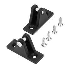 2 Pcs Nylon Boat Deck Hinges Boat Bimini Top Fitting 90 Degree Deck Hinge With Removable Pin Marine Hardware Rowing Boats Yachts 2024 - buy cheap