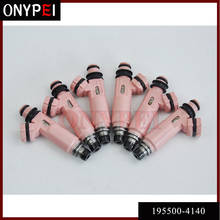 6pcs/lot Fuel Injector Nozzle 195500-4140 MR507376 For Mitsubishi Pajero Sport 6G72 3.0 V6 2024 - buy cheap