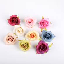 10 pieces flores artificiais casa decoração do jardim rosas falsas casamento flores decorativas parede natal festival suprimentos 2024 - compre barato