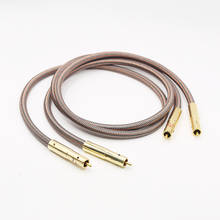 Hifi RCA Cable Accuphase 40th Anniversary Edition RCA Interconnect Audio Cable Gold Plated Plug 2024 - buy cheap