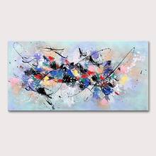 Mintura Wall Picture for Living Room Oil Paintings on Canva Hand Painted Abstract Colors and Lines Home Decor Wall Art No Framed 2024 - buy cheap
