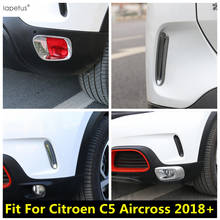 Lapeto luzes de luz de neblina dianteira/traseira, armação da lâmpada/tira de pálpebra/amortecedor ac ventilação guarnição para citroen c5 aircross 2018 - 2021 2024 - compre barato