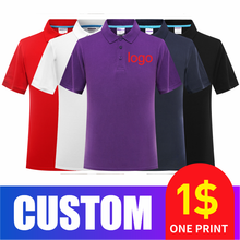 COCT short-sleeved polo shirt 2020 pure cotton casual business high-quality personal group LOGO custom POLO shirt for men and wo 2024 - buy cheap