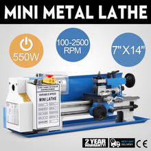 Mini torno de metal 550w 7 "x 14" precisão metalurgia performace confiável 2024 - compre barato