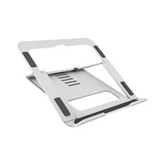 Suporte de liga de alumínio para notebooks, portátil, ajustável, dobrável, antiderrapante, suporte de mesa para notebooks, para macbook pro 2024 - compre barato