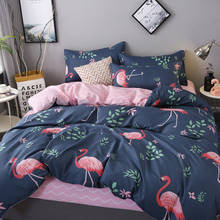 Nordic Style Flamingo Bedding Set Cover Cute Bed Linens Sheets and Pillowcases Queen King Size Duvet Cover Sets Home Textile 2024 - buy cheap