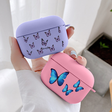 Cute Butterfly Soft Silicone Case For Apple Airpods 1 2 Case Daisy Wireless Headset Earphone Cover For AirPods Pro Earphone Capa 2024 - buy cheap