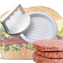 Prensa de hamburguesas de forma redonda, molde de plástico de grado alimenticio para carne, parrilla, prensa de hamburguesas, herramienta de cocina, 1 Juego 2024 - compra barato