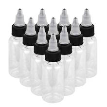 100pcs Empty Refillable Bottle 30ml 60ml 100ml 120ml PET Dropper Bottles With Twist Top Caps For E Liquid E vape juice 2024 - buy cheap