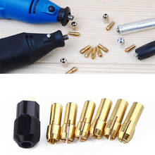7 Pcs/set Brass Drill Chucks Collet Bits 1-3.2mm Shank Screw Nut Dremel Rotary Screw Nut Replacement For Dremel Rotary Tool #W3 2024 - buy cheap