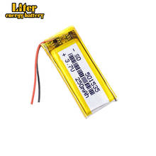 Bateria recarregável de polímero de lítio, para mp3, mp4, mp5, 3.7v, 250mah, 501535 2024 - compre barato