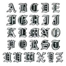 English Alphabet Letters Mixed Embroidered Sew on Badge Iron on Patch for Clothes 2024 - buy cheap
