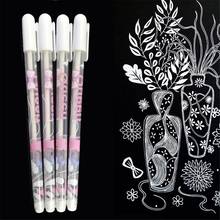 1PC 0.7mm White Ink Color Gel Pen DIY Photo Album Chalk Pen Cute Gift for Kids Stationery Office Learning School Supplies 2024 - buy cheap