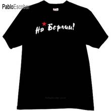Модная Мужская хлопковая футболка в Берлин! Мужская летняя футболка, цвет черный 2024 - купить недорого