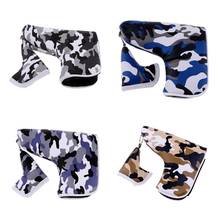 Premium Golf Blade Putter Club Head Cover Camouflage Pattern Head Cover Waterproof PU Headcover Protector Gear Replacement 2024 - buy cheap