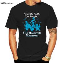 Забудьте о замок Im здесь для привидения футболка Mansion, призраки Футболка Скидка 100% хлопок футболка для мужчин 2024 - купить недорого