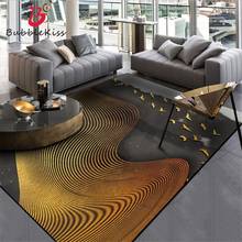Burbujas Kiss-alfombras de estilo nórdico, abstracta y diseño de línea dorada, para mesita de noche para café de sala de estar, alfombras sedosas y suaves 2024 - compra barato