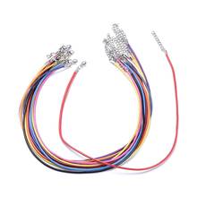 100pcs/lot Mix color Korean Velvet Cord Necklace with Lobster Clasp DIY Jewelry about 18.1" long,2mm in diameter 2024 - buy cheap