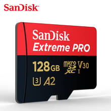 Двойной Флеш-накопитель SanDisk Extreme PRO Micro SD карты 128 Гб 64 Гб оперативной памяти, 32 Гб встроенной памяти, 512 ГБ 256 г 400 г Micro SD 128 ГБ флэш-памяти SD карты U3 4K V30, мicro SD, TF карты 2024 - купить недорого