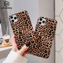 Lovebay Luxury Leopard Print Phone Case For iPhone 7 Soft IMD Silicone Back Cover For iphone 11 12 Pro XS Max XR X 6 6S 7 8 Plus 2024 - купить недорого