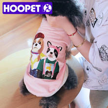 Hoopet roupa de cachorro, casaco para cachorro de estimação para chihuahua, roupa de pelúcia, suéter estampado fofo para roupas de cachorro pequeno 2024 - compre barato