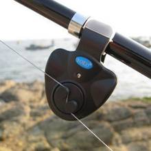 Alarma electrónica LED para mordedura de pez, Clip de alerta de sonido para caña de pescar, indicador de alerta de equipo, suministros de pesca 2024 - compra barato