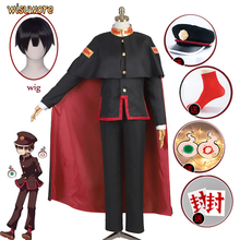 Anime Toilet-Bound Hanako-kun Cosplay Costumes Jibaku Shounen Hanako-kun Uniform Cosplay Wig Hat Accessories Halloween for Men 2024 - buy cheap