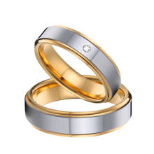 Alianzas de boda de 5mm para hombre y mujer, anillos de boda para pareja, regalo de aniversario, anillo de titanio joyería de moda 2024 - compra barato