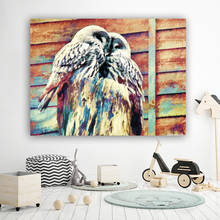 Modern Couple Birds Print and Poster Colorful Wall Art Animial Canvas Painting Picture for Living Room Home Decor No Frame 2024 - buy cheap
