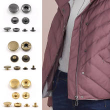 10 conjuntos de botões de pressão, botões de costura, botões de pressão, fechos de couro e para roupas artesanais 2024 - compre barato