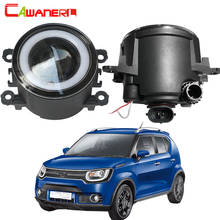 Cawanerl For Suzuki Ignis II 2003 2004 2005 2006 2007 2008 Car H11 LED Fog Light COB Angel Eye DRL Daytime Running Lamp 12V 2024 - buy cheap