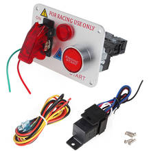 2021 New 12V Racing Car Engine Start Push Button Ignition Switch Panel Red LED Toggle 2024 - buy cheap