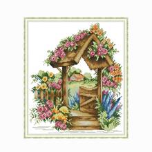 Stamped Cross Stitch Kits Gate of Wonderland Counted Embroidery 11CT 14CT Printed Handmade Gifts Needlework Home Decoration Sets 2024 - buy cheap