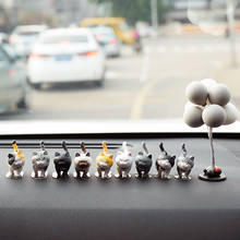9pcs Car Ornament Cat Car Dashboard Toys Decoration For Car Ornaments Cute Dolls Toys In Car Decoration Home Auto Accessories 2024 - buy cheap