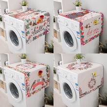 Washing Machine Cover Dust Protection Cover Washing Machinne Cover Cloth Cotton Linnen Cover Microwave Oven Cover 2024 - buy cheap