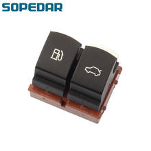 SOPEDAR Chrome Fuel Tank Door Trunk Release Button Switch  For VW Passat B6 B7 3C MK5 Trunk Luggage Button 35D 959 903 35D959903 2024 - buy cheap