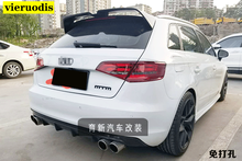 A3 Hatchback Carbon Fiber Rear Roof Spoiler Wing for Audi A3 S3 S Line 2014-2018 Auto Car Styling 2024 - buy cheap