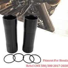 Accesorios de motocicleta, horquilla delantera, amortiguador de arranque, cubierta deslizante de tubo, polainas, Portector para Honda Rebel CMX 300 500 2017-2020 2024 - compra barato