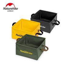 Naturehike bolsa de água quadrada portátil dobrável, bolsa de armazenamento de 13l para viagem e acampamento de alta capacidade, multifuncional 2024 - compre barato