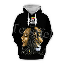 Tessffel Bob Marley New Fashion Reggae Singer 3D Printing Men's Sweatshirt Harajuku Hooded Zip Hoodie Unisex Pullover Style-9 2024 - buy cheap